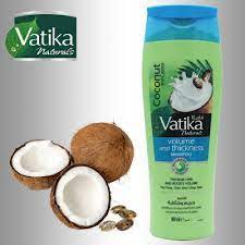 Dabur Vatika Naturals Coconut & Castor Volume And Thickness Shampoo, For Thin & Limp Hair, 185ml